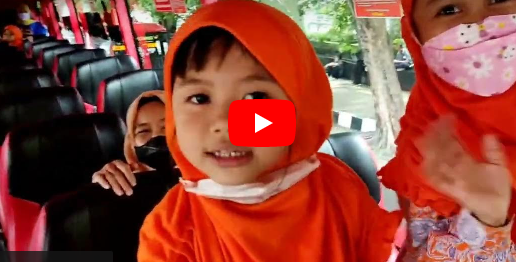 Jalan-jalan Keliling Kota Semarang naik Bus Denok Kenang TK ABA 04